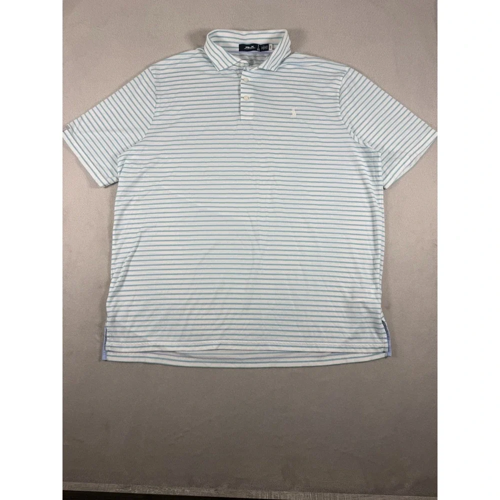 RLX Ralph Lauren Men's Striped Performance Shirt Size XXL